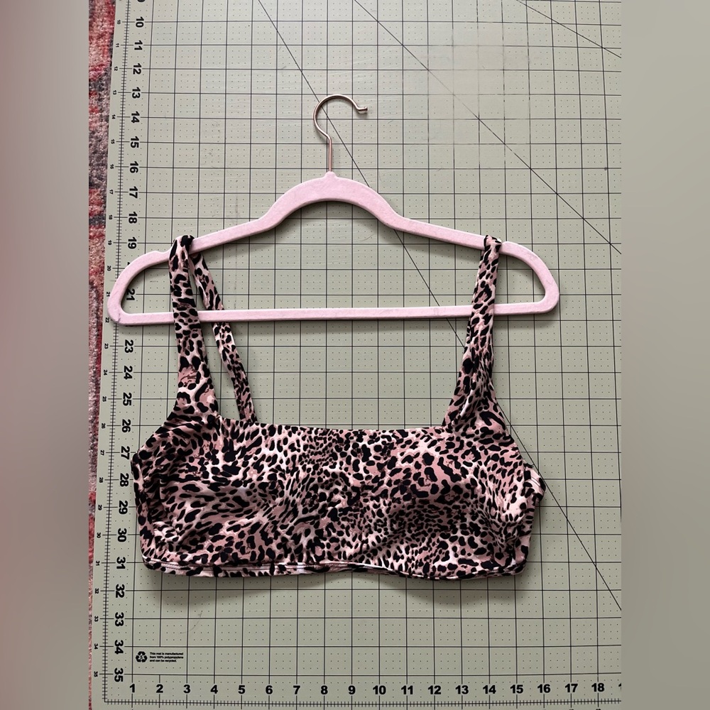 Colsie Leopard Print Bikini Top